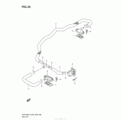Схема вузла: Система індукції повітря (Vzr1800L3 E03) для Suzuki VZR1800 Boulevard M109R