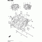 Схема вузла: Картер двигуна для Suzuki LS650 Boulevard S40