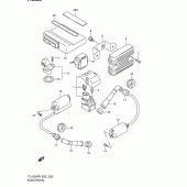 Схема вузла: Електроустаткування для Suzuki TL1000