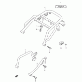 Схема вузла: Grip - carrier (Model t) для Suzuki DR650 DR650SE