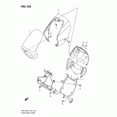 Схема узла: Накладка фары (Vzr1800l2 e51) для Suzuki VZR1800 Intruder M1800R/ Boulevard M109R