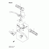 Схема узла: Ручки руля для Suzuki GSR750