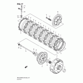 Схема вузла: Зчеплення для Suzuki RM-Z450
