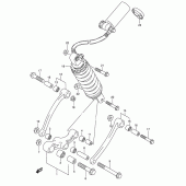 Схема вузла: Важіль прогресії (See note) для Suzuki GSX750 Katana