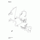 Схема вузла: Система індукції повітря (Model k5/k6/k7/k8) для Suzuki VZ800 Intruder M800/ Boulevard M50