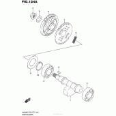 Схема вузла: Балансувальний вал для Suzuki AN400 Burgman (EU analogue of SkyWave)