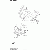 Схема вузла: Накладка паливного бака Suzuki GSX-R1000
