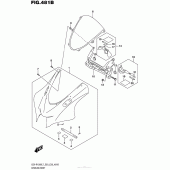 Схема вузла: Cowling Body (Ykv, yvz) для Suzuki GSX-R1000