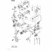 Схема вузла: Електропроводка для Suzuki UH200 Burgman