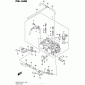 Схема вузла: Throttle Body (An650Zl6 E28) для Suzuki AN650 Burgman (EU analogue of SkyWave)