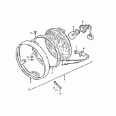 Схема узла: Фара для Suzuki GSX400