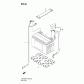Схема вузла: Акумулятор для Suzuki GSF650 Bandit S