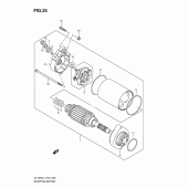 Схема вузла: Електричний стартер для Suzuki DL1000 V-Strom