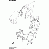 Схема узла: Накладка фары (For Pgz) (Vzr1800Bzl7 E03) для Suzuki VZR1800 Boulevard M109R B.O.S.S