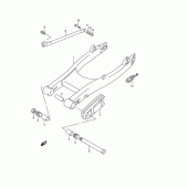 Схема вузла: Задній важіль підвіски Suzuki VZ800 Marauder