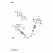 Схема узла: Распредвал & Клапан для Suzuki GZ250 Marauder