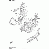 Схема вузла: Панель для ніг для Suzuki AN650 Burgman (EU analogue of SkyWave)