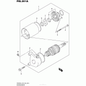 Схема вузла: Стартер електричний для Suzuki DR200 DR200S