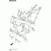 Схема вузла: Рама для Suzuki RM-Z250