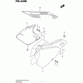 Схема вузла: Бічні панелі (Dr-Z400Sl6 E28) для Suzuki DR-Z400 DR-Z400S
