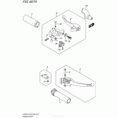 Схема узла: Ручки руля для Suzuki VZ800 Boulevard M50