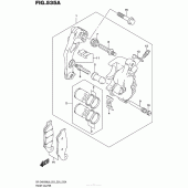Схема узла: Передний тормозной суппорт для Suzuki DR-Z400 DR-Z400SM