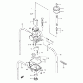 Схема вузла: Карбюратор (Model s/t) для Suzuki RMX250