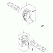 Схема вузла: Пульт керування кермовим (An650k4/k5) для Suzuki AN650 Burgman (EU analogue of SkyWave)