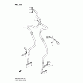 Схема узла: Передний тормозной шланг для Suzuki VZR1800 Intruder M1800R/ Boulevard M109R