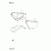 Схема узла: Ящик для багажа для Suzuki VL800 Intruder C800/ Boulevard C50