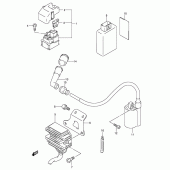 Схема вузла: Електроустаткування (Model x/y) для Suzuki AN400 Burgman (EU analogue of SkyWave)