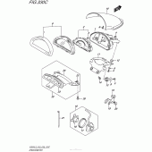 Схема вузла: Speedometer (Vz800L5 E33) для Suzuki VZ800 Boulevard M50