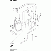 Схема узла: Система вентиляции бензобака (Dr200Sel3 E33) для Suzuki DR200 DR200S