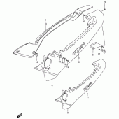 Схема вузла: Бічні панелі (Model n/p) для Suzuki VX800 VX800