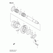 Схема вузла: Балансувальний вал для Suzuki GSF1250 Bandit S