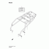 Схема узла: Багажник (En125hu/huz) для Suzuki EN125