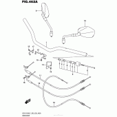 Схема вузла: Кермо & Тросики для Suzuki GSX-S1000