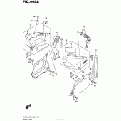 Схема вузла: Бічні панелі (Vl800L5 E03) для Suzuki VL800 Boulevard C50 BOSS