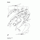 Схема узла: Боковые панели (Gsx1300rl1 e2) для Suzuki GSX1300 Hayabusa