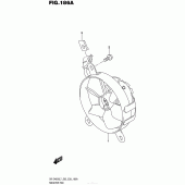 Схема вузла: Вентилятор радіатора для Suzuki DR-Z400 DR-Z400S