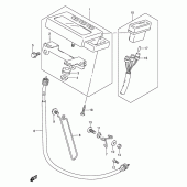 Схема узла: Спидометр для Suzuki DR-Z250