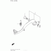 Схема вузла: Лапка гальма для Suzuki RM-Z250