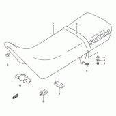 Схема узла: Сиденье (Model x/y) для Suzuki DR200 DR200SE