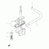 Схема вузла: Паливний кран для Suzuki DR125