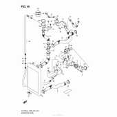 Схема узла: Патрубок системы охлаждения для Suzuki VZ1500 Boulevard M90