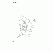 Схема вузла: Кожух фари для Suzuki TS185