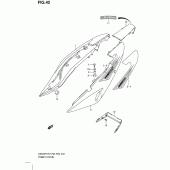 Схема вузла: Бічні панелі (Model k7) для Suzuki GS500