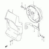 Схема вузла: Накладка фари для Suzuki DF200
