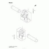 Схема вузла: Пульт управління рульовий для Suzuki VL1500 Boulevard C90T BOSS
