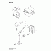Схема узла: Электрооборудование для Suzuki DR-Z400 DR-Z400S